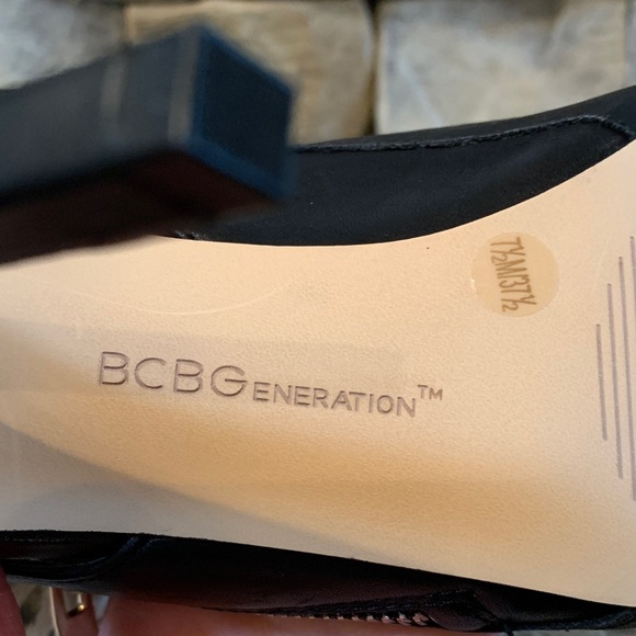 New without box BCBGeneration Black PeepToe Ankle Booties - Picture 8 of 10